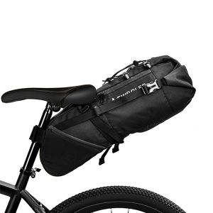 Vattentät cykelsadelväska