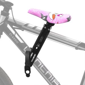 Frammonterat barnsits för cykel - Rosa Sits