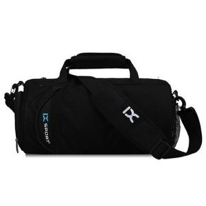 Gymbag med skofack - Svart Stor
