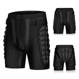 Höftskyddande vadderade shorts för sport