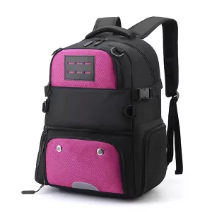 Fotbollsryggsäck med skofack - Rosa
